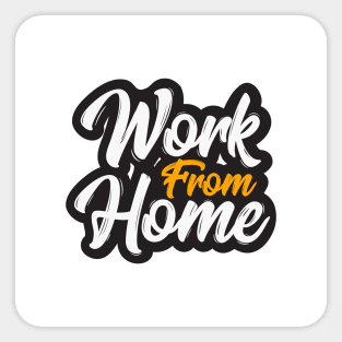 Work from Home Sticker